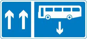 contra flow bus lane