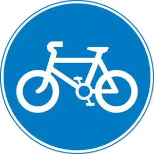 route pedal cycles only