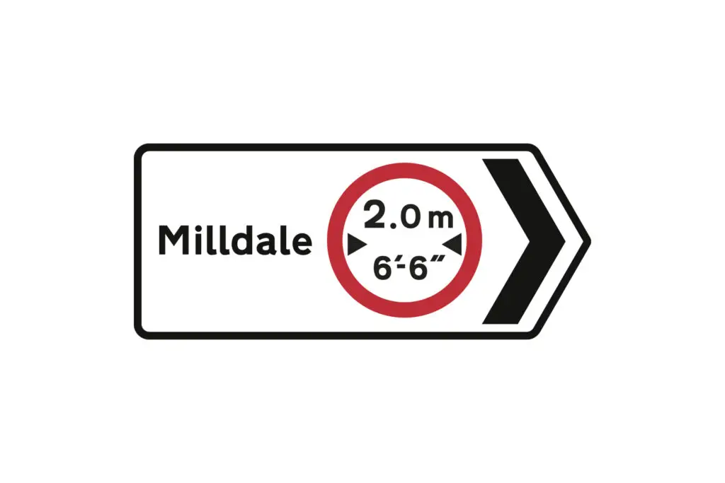 5-sign-indicating-width-limit - Driver Training Theory Test Maximum Height vs Maximum Width: What’s the Difference?