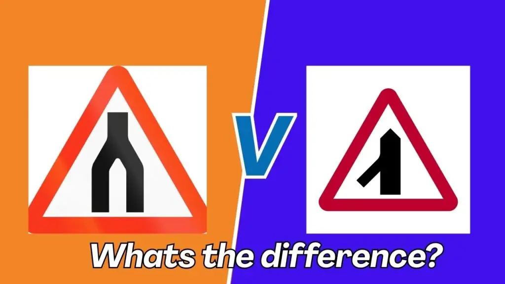 Dual Carriageway Ends vs Traffic Merges from the Left