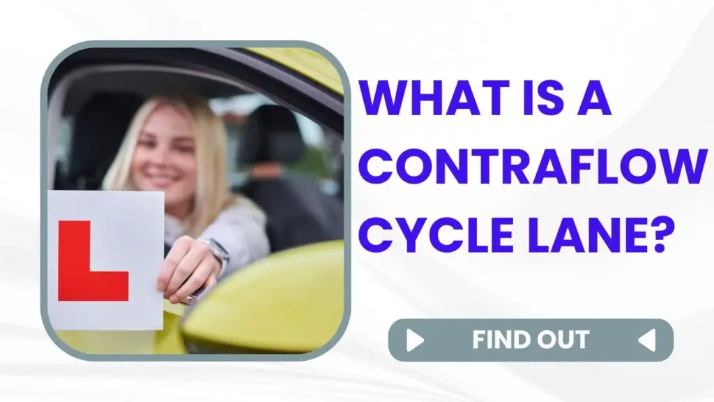 what is a contraflow cycle lane