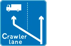 crawler lane - Driver Training Theory Test