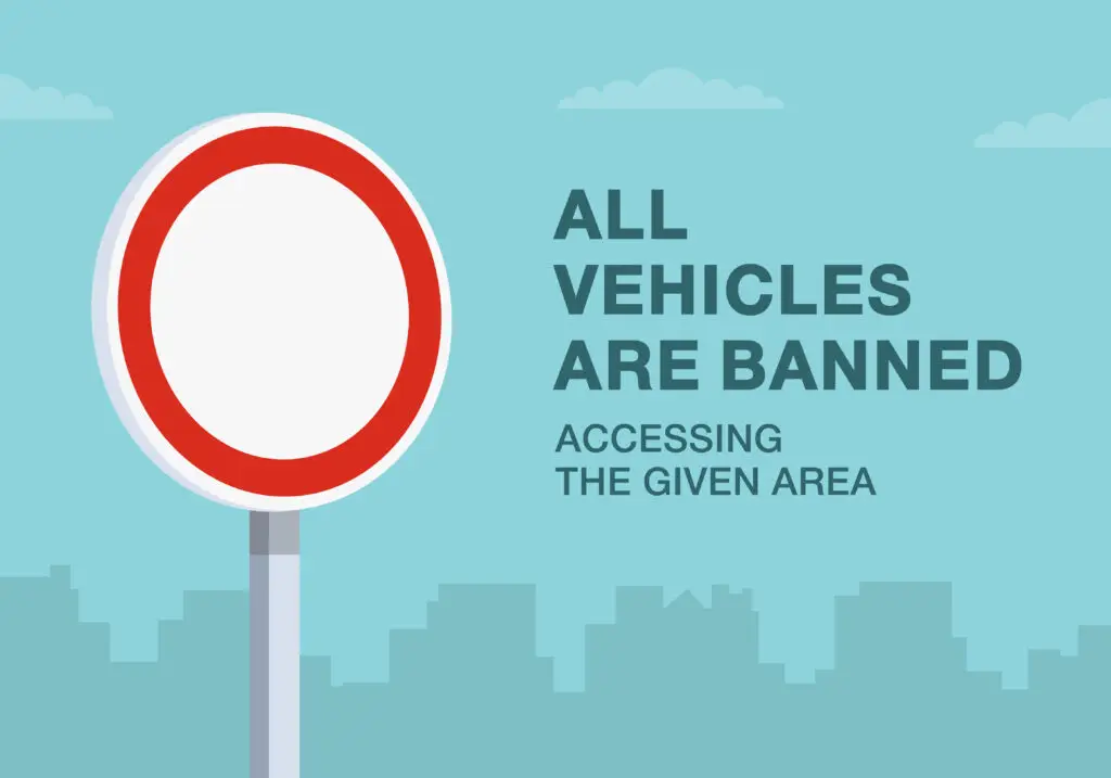 Safe driving tips and traffic regulation rules Close-up of european no vehicles sign meaning All vehicles are banned accessing the area Flat vector illustration template - Driver Training Theory Test No Vehicles Except Bicycles Being Pushed vs Parking Partially on the Verge Some of the most confusing UK traffic signs are the ones that look deceptively simple. Today, let’s clear up the difference between “No Vehicles Except Bicycles Being Pushed” and “Parking Partially on the Verge.” No Vehicles Except Bicycles Being Pushed 🚫 What it looks like: A plain red circle with nothing inside it. If used on its own (Diagram 617 in TSRGD), it means No Vehicles at all. When paired with a small plate underneath saying “Except bicycles being pushed”, it means all vehicles are banned, but pedestrians may push a pedal cycle through. Meaning: No cars, no vans, no lorries, no motorbikes, no cyclists riding. Only someone walking with a bicycle by hand may pass. Where you’ll see it: Pedestrianised town centres, shopping streets, or restricted zones where local authorities want traffic-free access. 👉 Memory tip: A blank red circle is the strictest of all: it says “Nothing with wheels”. The exception plate carves out the only allowance. Parking Partially on the Verge or Footway 🚗🌱 What it looks like: A blue rectangular sign with a white P and a car shown with two wheels up on the verge or pavement. Related signs (Diagrams 667 and 668) also show full or partial footway parking permissions. Meaning: You are permitted to park partly on the verge or footway in this signed area. Without this sign, it is generally an offence in London under the Greater London Council (General Powers) Act 1974, Section 15, and discouraged elsewhere. Where you’ll see it: Narrow residential streets where pavement parking is officially allowed to keep the carriageway clear for traffic. 👉 Memory tip: Blue rectangles = permission. The picture shows exactly how to park. The Key Difference No Vehicles Except Bicycles Being Pushed = movement restriction — nothing can drive in, only someone walking a bike. Parking Partially on the Verge = stopping instruction — cars may put two wheels up on the verge or pavement here. ✅ Final Thought: When in doubt, remember the basics: Red circle = prohibition (a ban). Blue rectangle = information/permission (something you may do). Get that distinction clear, and you’ll never mix up these two very different rules.