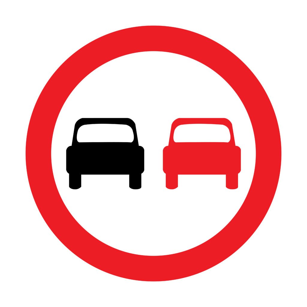 UkNoOvertakingSign - Driver Training Theory Test What’s the Difference Between “No Overtaking” and “No Motor Cars
