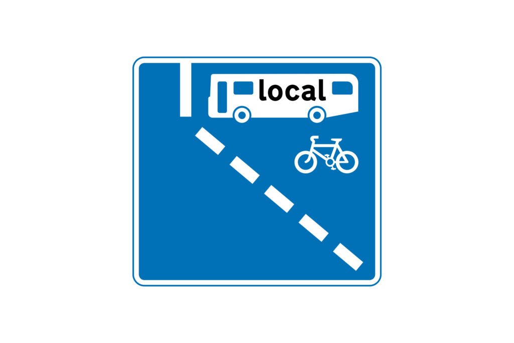 Offside bus lanes are less common, which is exactly why they can trip up learners in the test.

An offside bus lane runs along the right-hand side of the carriageway — usually next to the central reservation or in the lane we often think of as the “fast lane.”