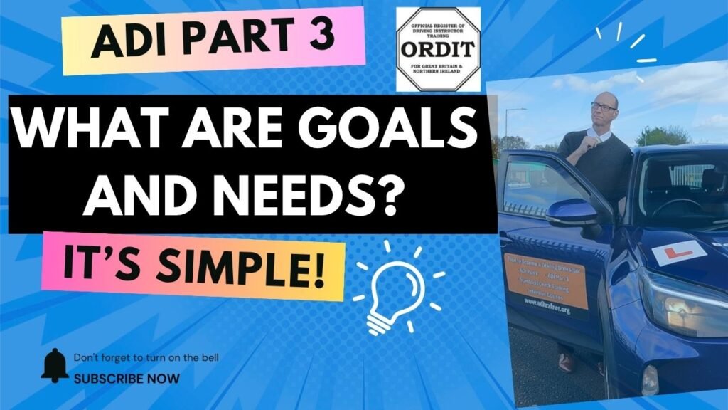 Did the trainer identify the pupils learning goals and needs?