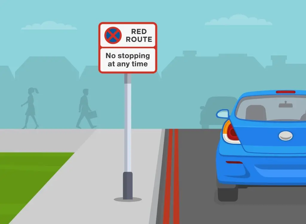 theory test questions what is a red route