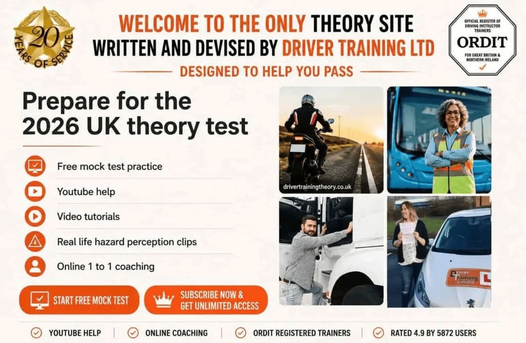 pass uk car theory test questions 2026